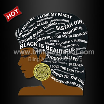 Afro Girl Heat Printed Vinyl Transfer Wholesale for Woman Shirts Afro Girl Heat Printed Vinyl Transfer Wholesale for Woman Shirts